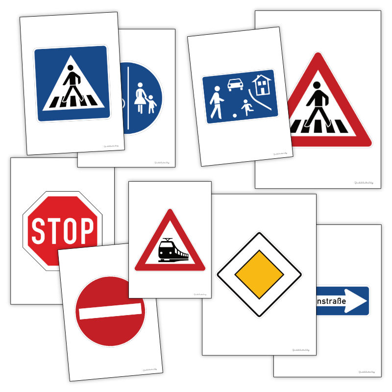 Verkehrszeichen ausdrucken